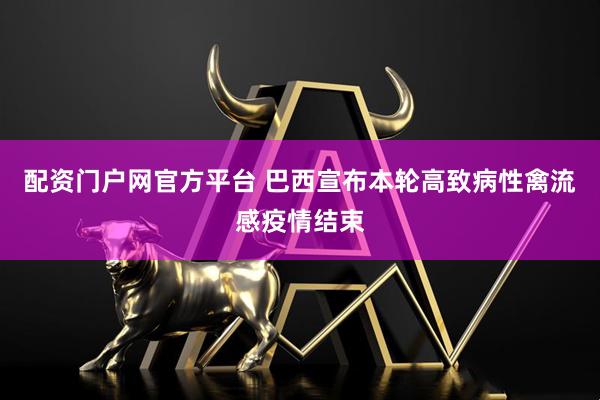 配资门户网官方平台 巴西宣布本轮高致病性禽流感疫情结束