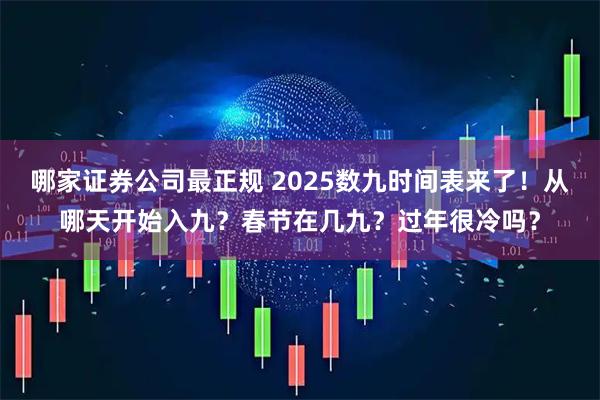 哪家证券公司最正规 2025数九时间表来了！从哪天开始入九？春节在几九？过年很冷吗？